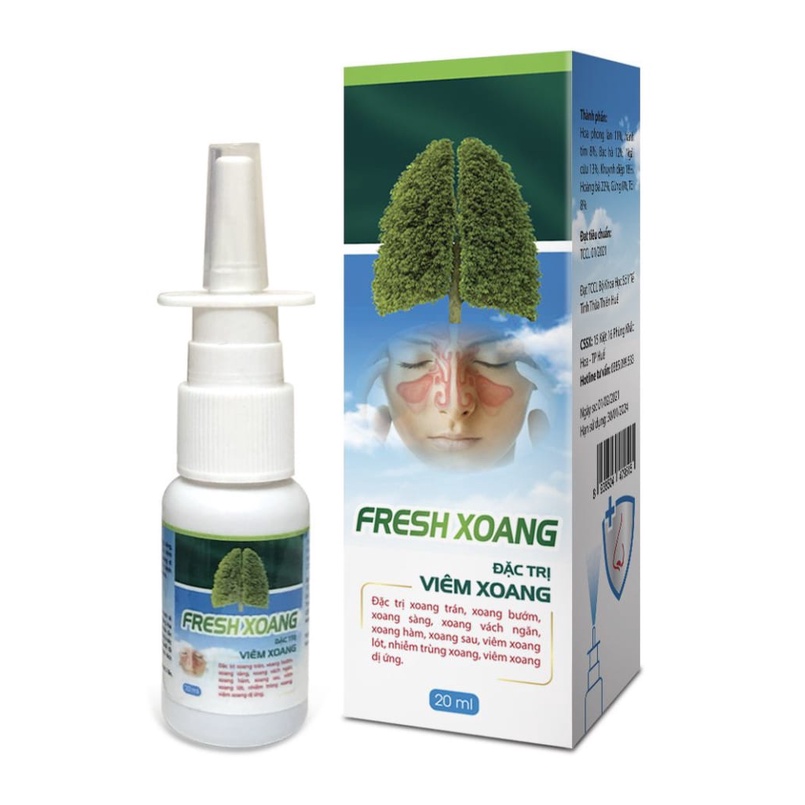 Fresh  Xoang hỗ trợ viêm xoang viêm mũi dị ứng Lọ 20ml