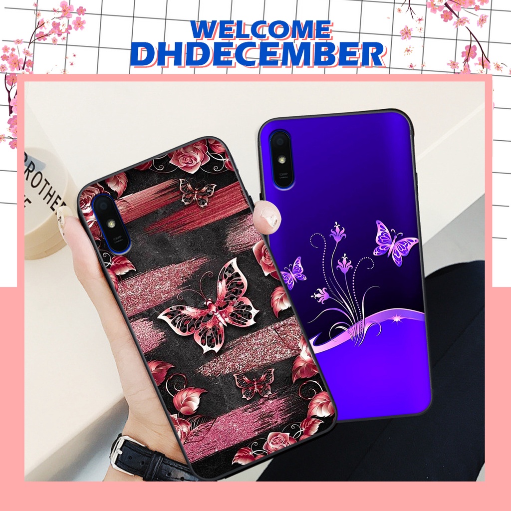 Ốp lưng Xiaomi REDMI 9A in hình hoa tinh tế , mới mẻ DH DECEMBER