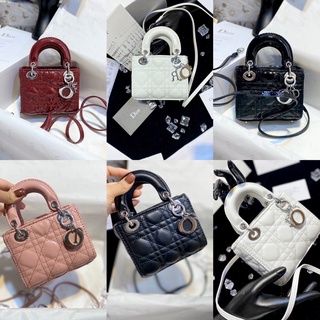 Túi dior lady micro bag spsl size 13cm fullbox thẻ card tag bạc loại 1 hàng đẹp