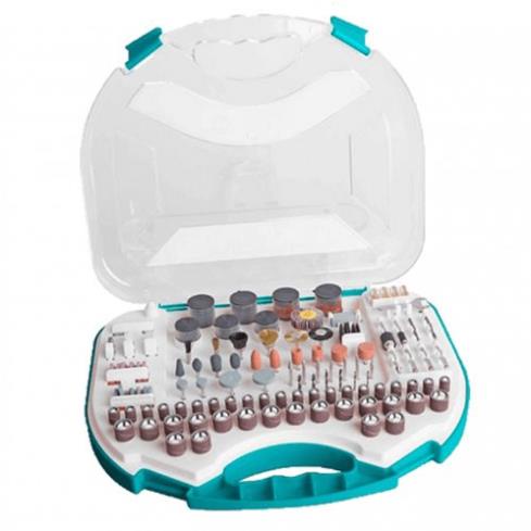 Bộ linh kiện máy mày khuôn TOTAL TACSD12501 - mũi mài khuôn, dũa mini 250 CHI TIẾT DCA INGCO