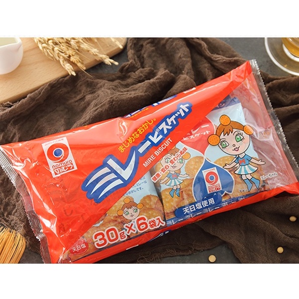 Bánh quy Nomura Millet biscuits pouch 6 gói Nhật Bản 180g