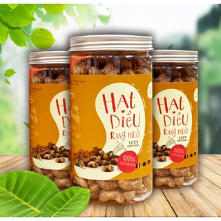 {Ảnh Thật + Video Thật} Hạt Điều Rang muối Bình Phước còn vỏ Hadifood loại 500gram