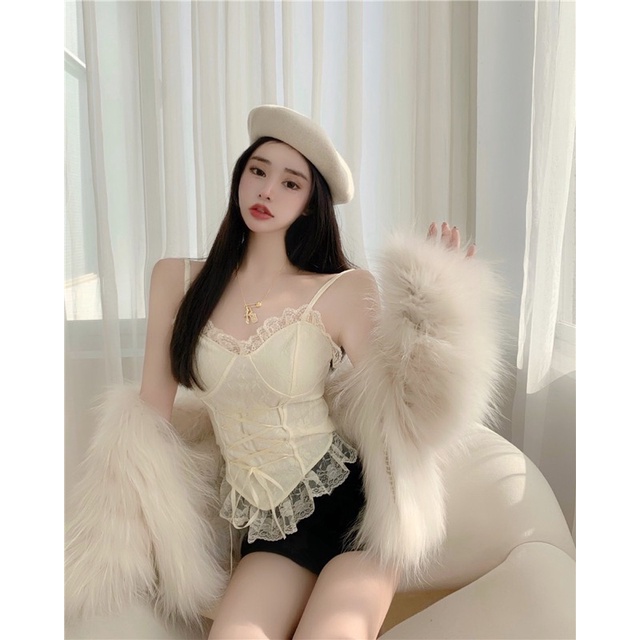 Áo ren phong cách hàn quốc nữ tính xinh