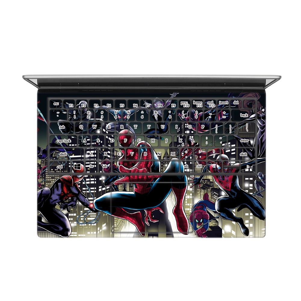 Skin Laptop In Hình Spider Verse Avenger Dành Cho Các Dòng Máy Dell Hp Asus Msi Acer Lenovo Macbook Theo Yêu Cầu