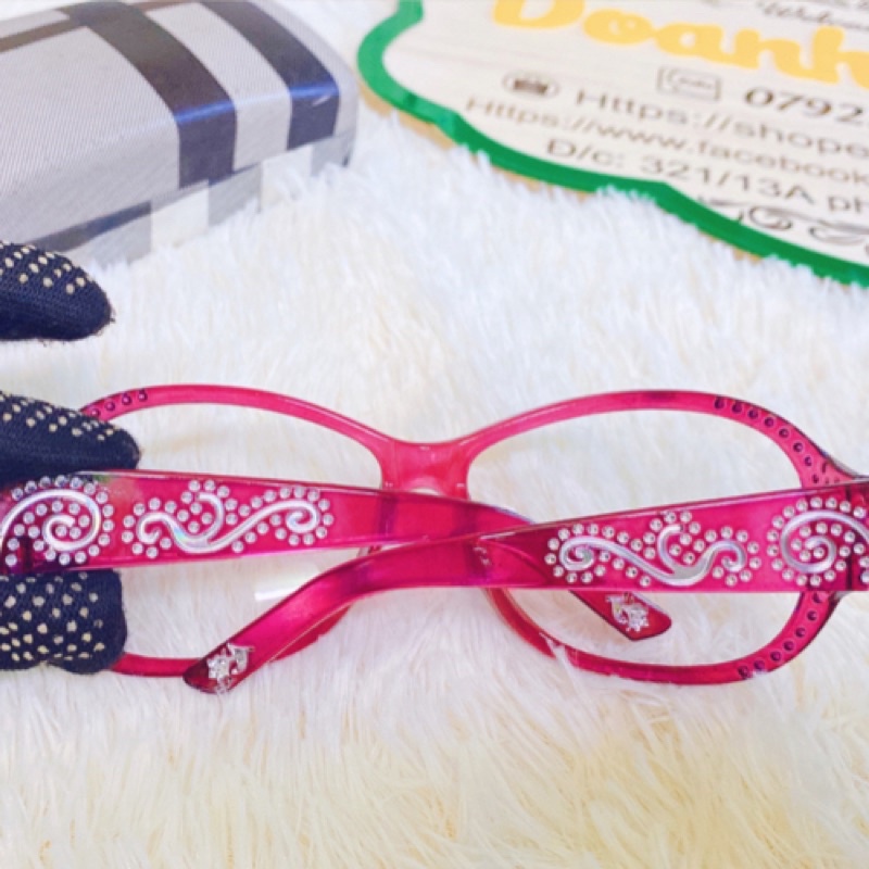 Kính râm nữ trung niên L003 gọng tím sắc tím,thanh lịch,trang trọng