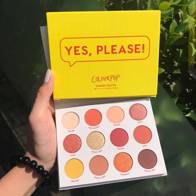 Bảng Phấn Mắt Colourpop Powder Shadow Palette Yes, Please!