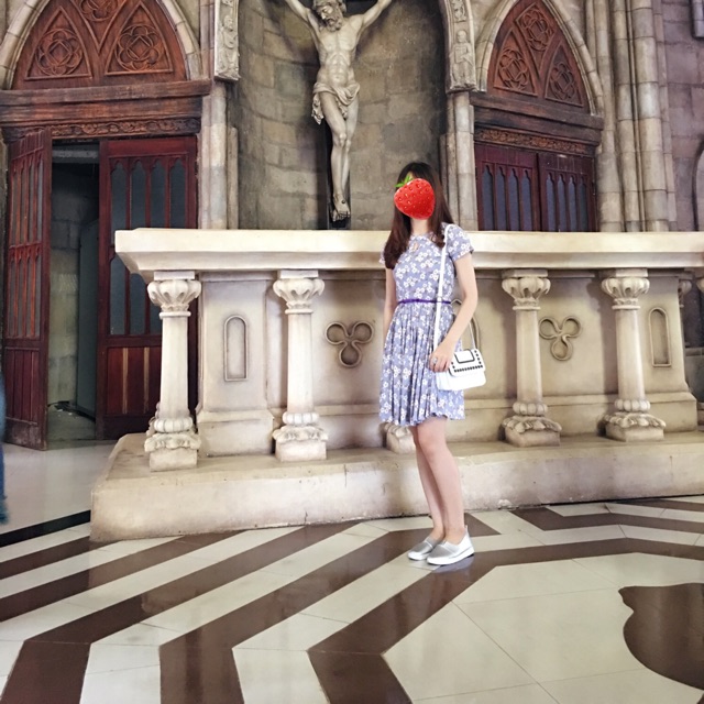 Thanh lý váy hoa tím nana shop