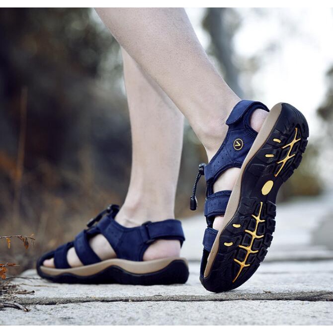 ✅Xăng đan Da Thời Trang Cho Nam Size 38-47