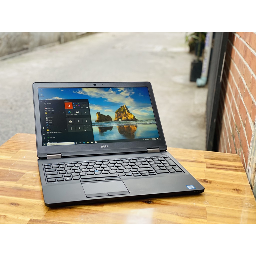 Laptop Dell E5570/ i7 6820HQ/ SSD256/ Vga R7/ FullHD/ Chuyên Render, 3D, Game/ Giá rẻ