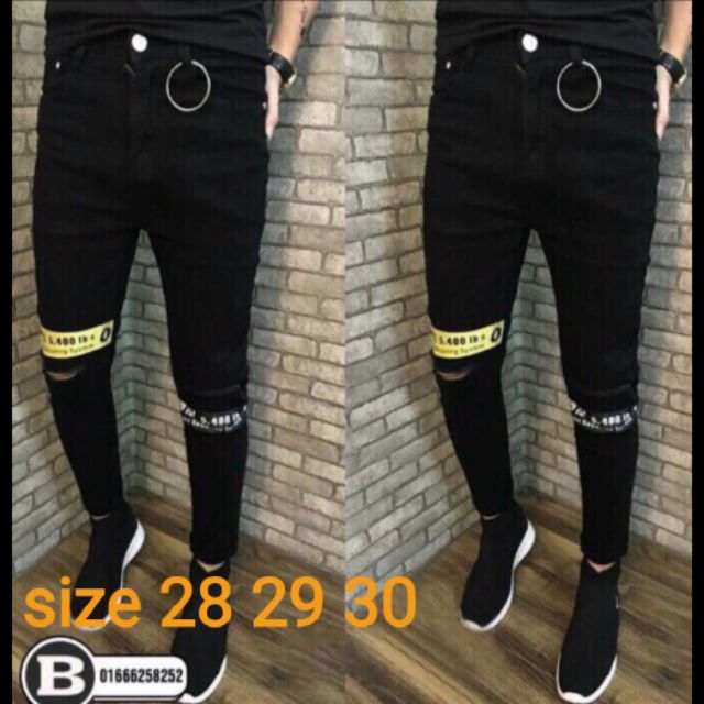 QUẦN JEANS ĐEN