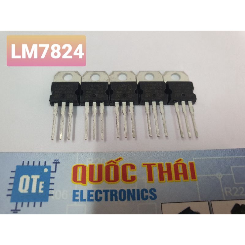 [Mã ELHACE giảm 4% đơn 300K] Combo 5 ic nguồn LM7824