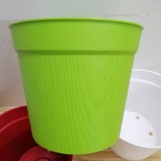 🔥 Chậu nhựa dẻo nhiều màu, bền, đẹp, đường kính 18, 25, 30cm trồng hoa và cây cảnh