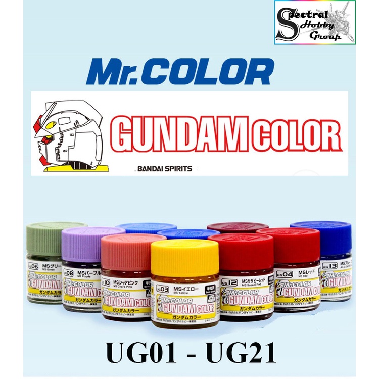 Sơn mô hình Mr hobby Gundam Color UG01-UG21 paint lacquer