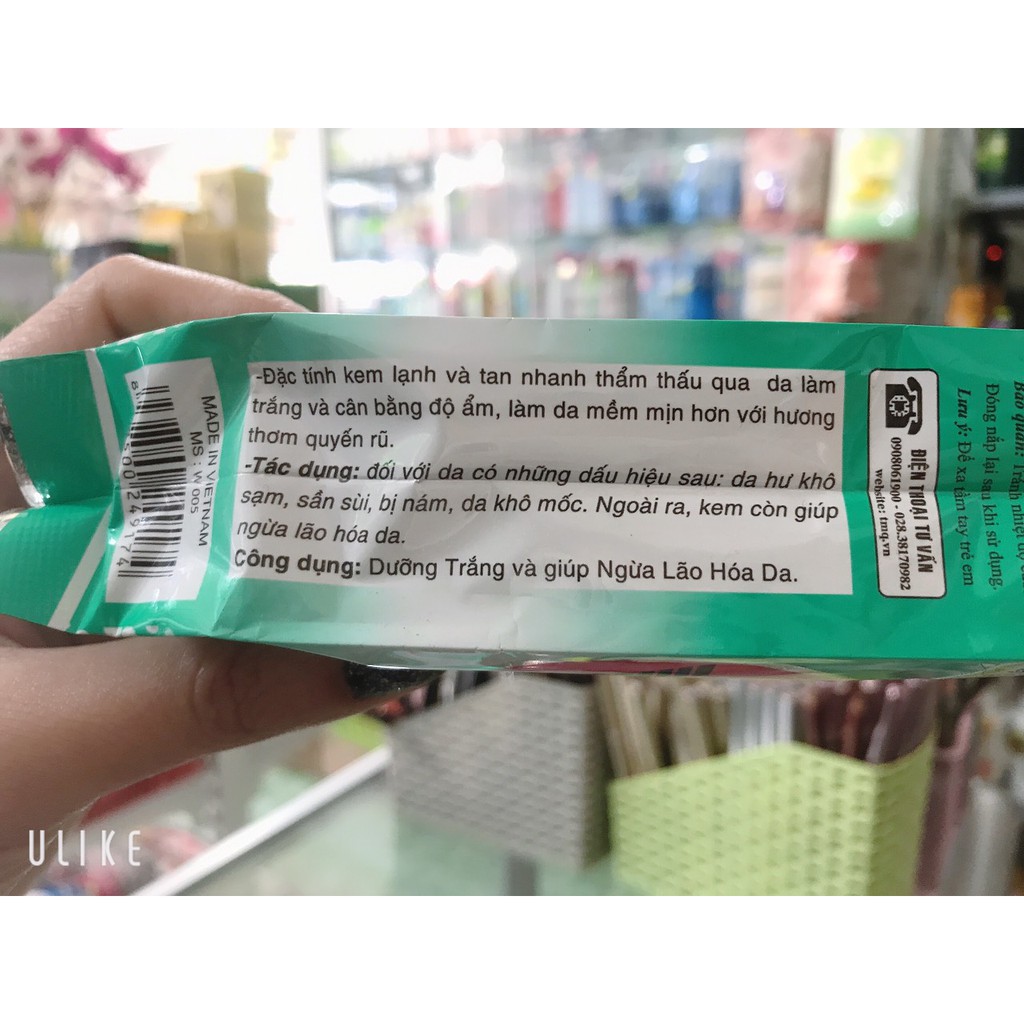 kem wleza dưỡng trắng -ngừa lão hóa da 4 in 1 15g [ chuẩn hàng cty 100%]