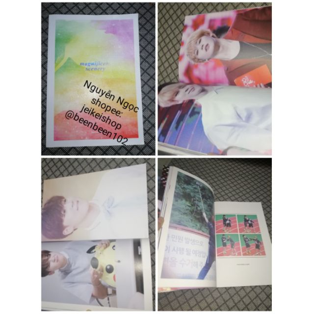 PHOTOBOOK BTS JIMIN MAGNIFICENT SCENERY FANSITE