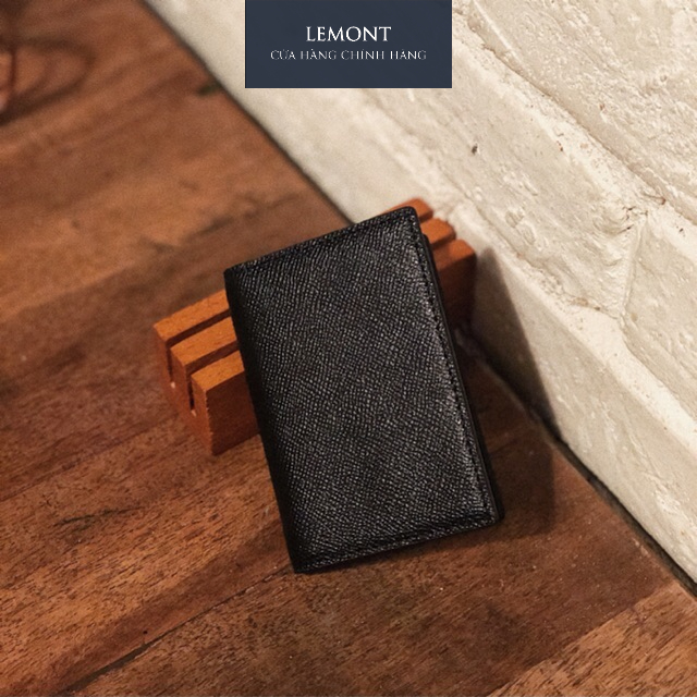 Ví da bò thật đựng thẻ Frame màu nhỏ gọn có ngăn đựng ảnh - Thiết kế chính hãng từ Lemont.