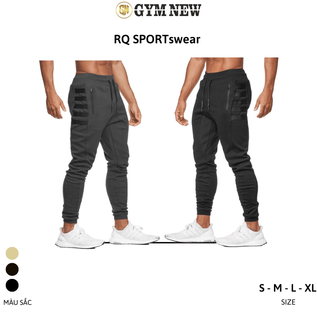 Quần thể thao nam full cotton 100%