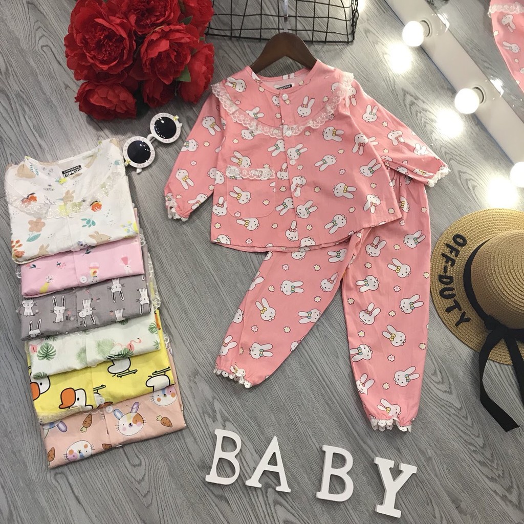 Bộ Thô Bé Gái Size 6 - 18 Kg - Mẫu Lấy Ngẫu Nhiên