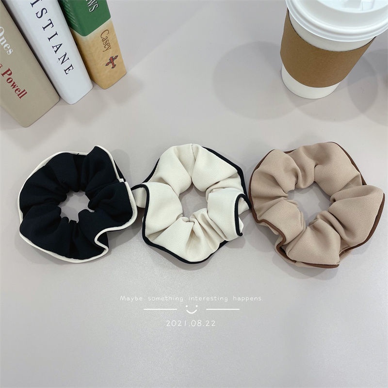 Dây Buộc Tóc Trà Sữa Màu Đơn Giản Cho Nữ
