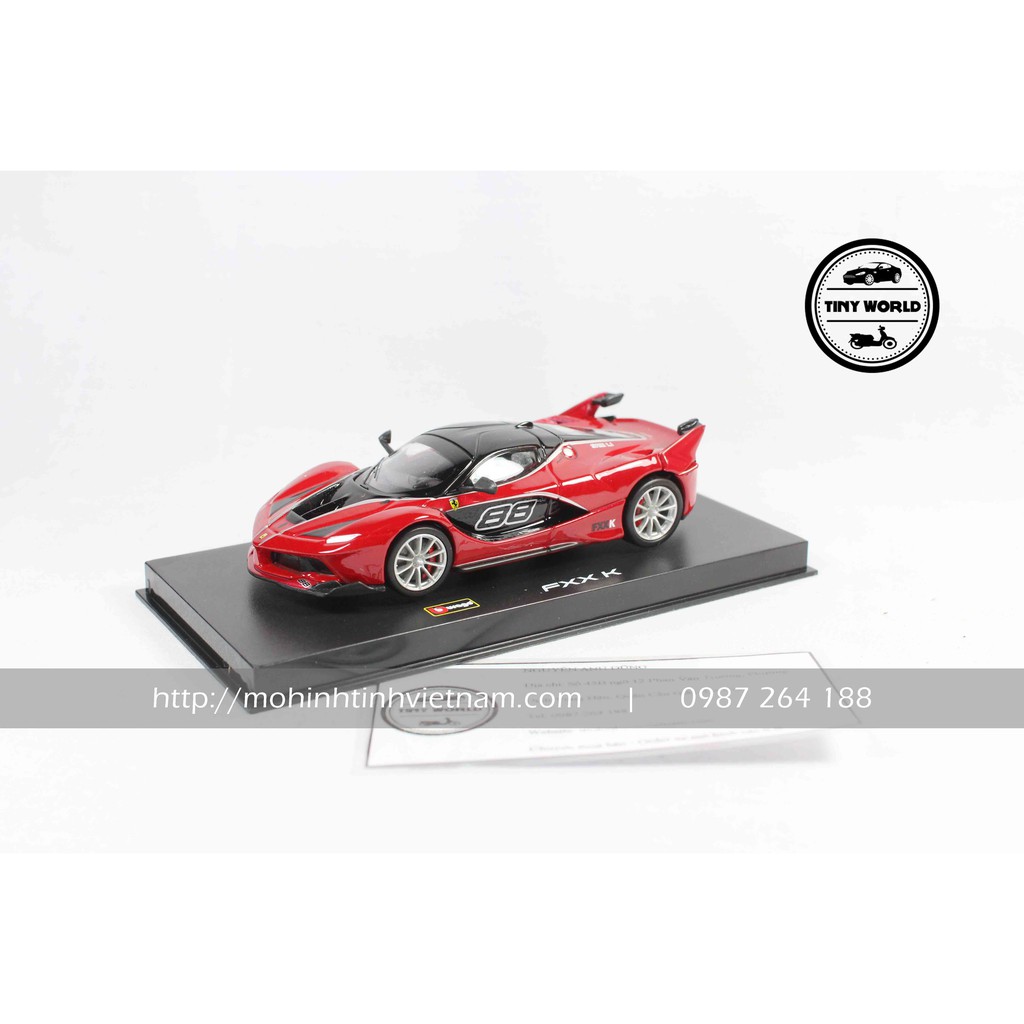 FERRARI FXXK (ĐỎ) 1:43 BBURAGO