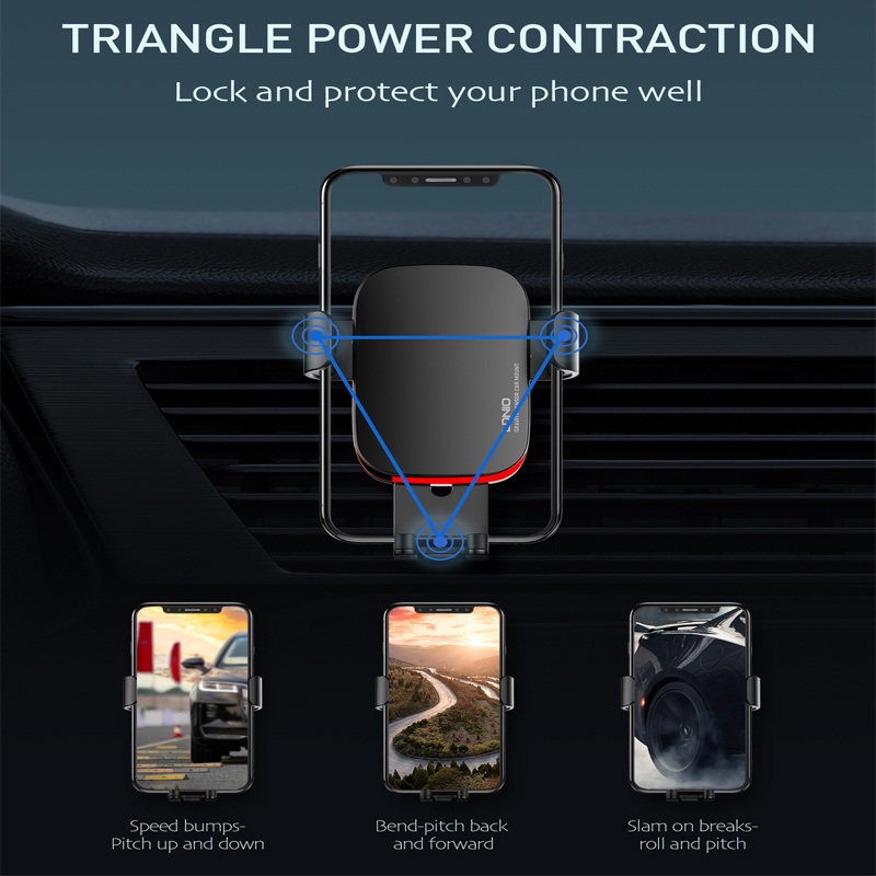 Giá đỡ điện thoại xe hơi LDNIO MG10 Kẹp điện thoại cửa gió điều hòa ô tô cho IPHONE, SAMSUNG, OPPO VIVO