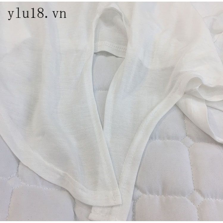 Áo Thun Chống Nắng Tay Dài Dáng Rộng Thiết Kế Thắt Nút Màu Trơn Thời Trang Mùa Hè Mới 300 Jin