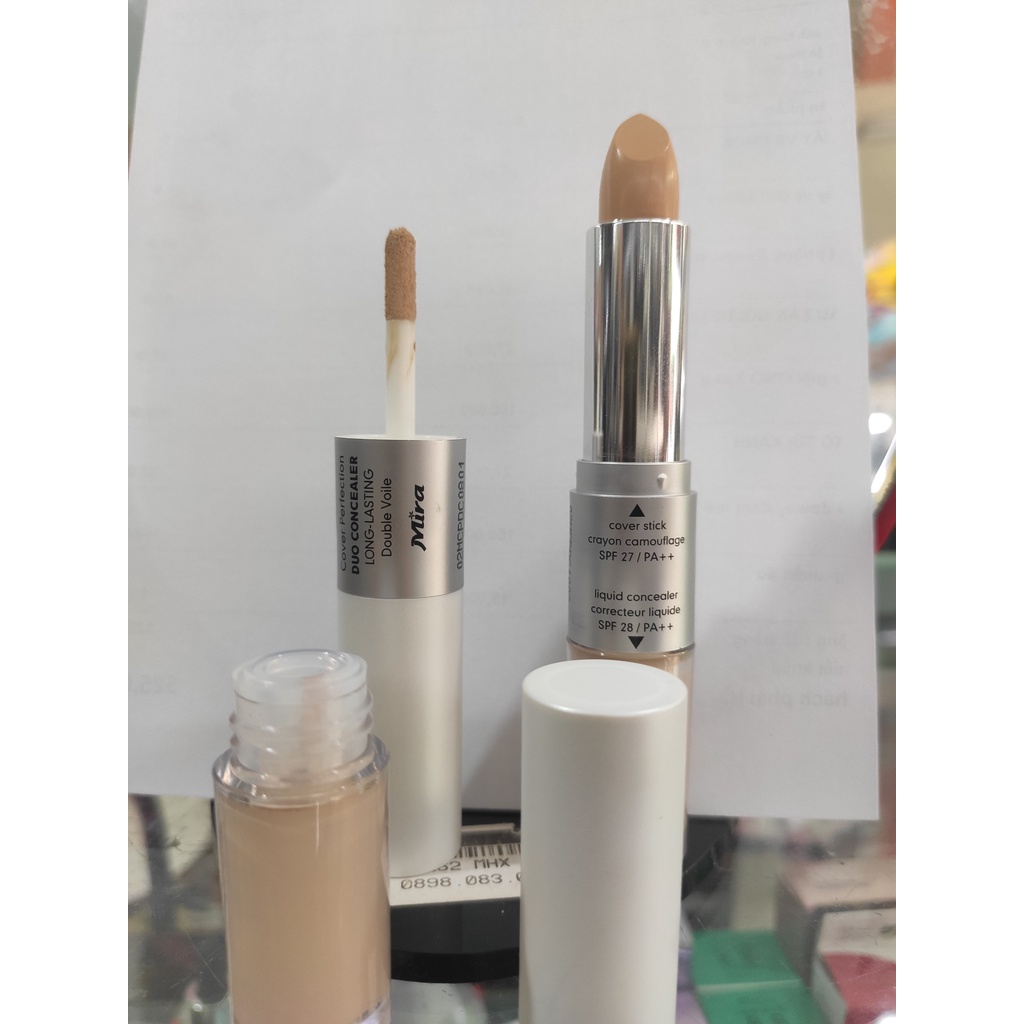 Thanh che khuyết điểm 2 đầu Mira Cover Perfection No.21 Da tự nhiên