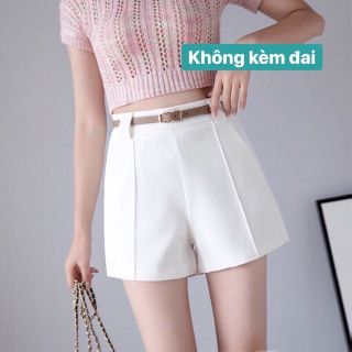 Quần short công sở ly trước chất liệu tuyết mưa