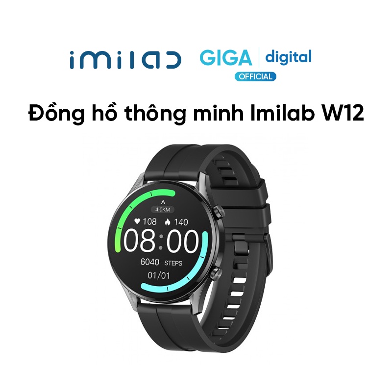 Đồng Hồ Thông Minh IMILAB W12 - Theo Dõi Nhịp Tim, Chăm Sóc Sức Khỏe