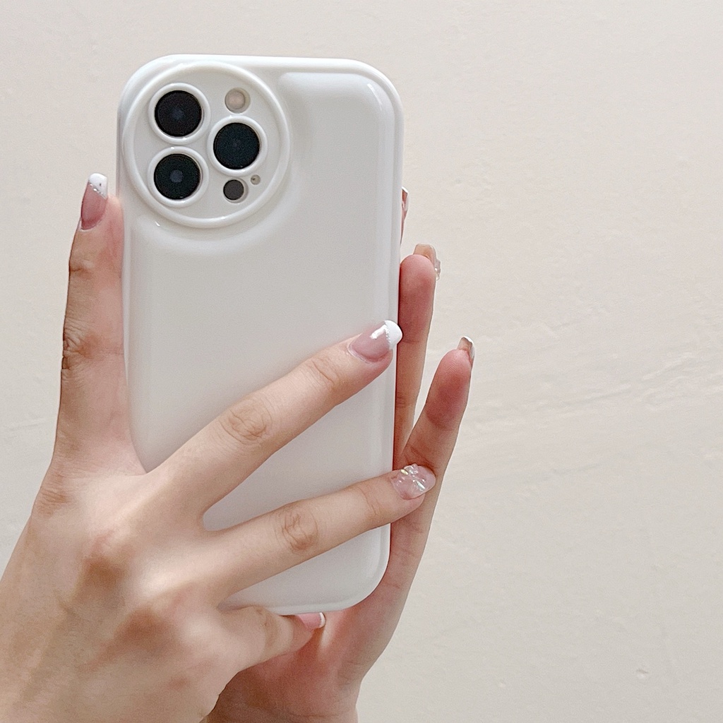 Ốp Điện Thoại tpu Mềm Chống Sốc Màu Trơn Cho Iphone 7G 7P SE 2020 1413 12 11 Pro Max XS Max XR X XS