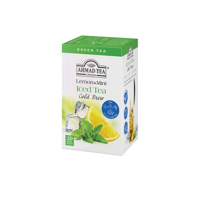 TRÀ PHA LẠNH AHMAD ANH QUỐC - BẠC HÀ (40g) - Lemon & Mint Cold Brew - Cho ngày nắng nóng