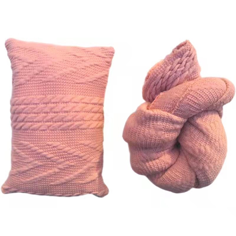 Bộ 2 Món Chăn Gối Ngủ Quấn Em Bé Sơ Sinh
