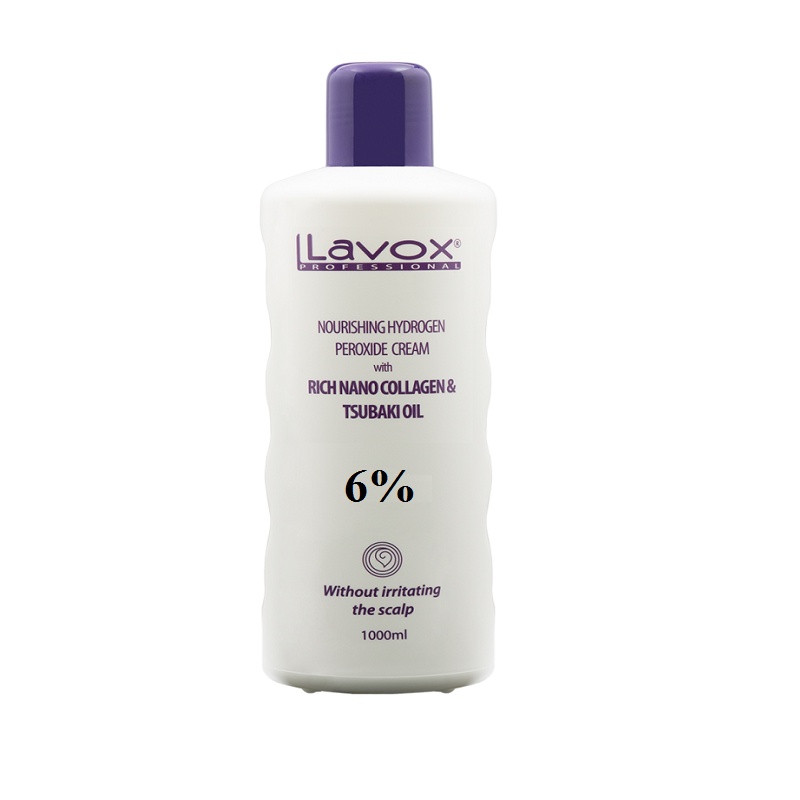 Oxy Trợ Nhuộm Lavox Nano Collagen 6% - 9% - 12% Làm Sáng Màu Tóc Ngăn Ngừa Hư Tổn 1000ML ( HÀNG CHÍNH HÃNG )