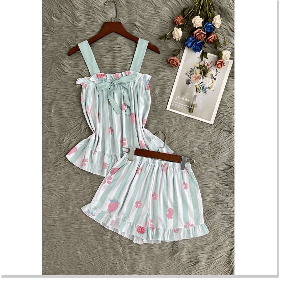 SET BỘ ĐỒ NGỦ NỮ NGẮN SIÊU ĐẸP , CỰC HOT HÈ 2021 KOKO MI STORE