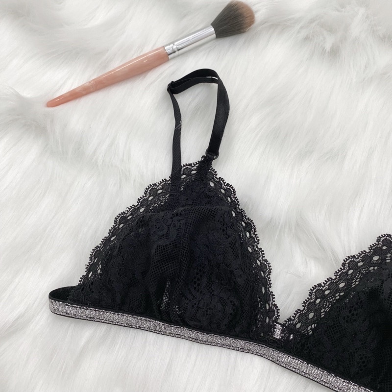 Orchid Black Bralette - Áo lót ren đen thoải mái sexy | BigBuy360 - bigbuy360.vn