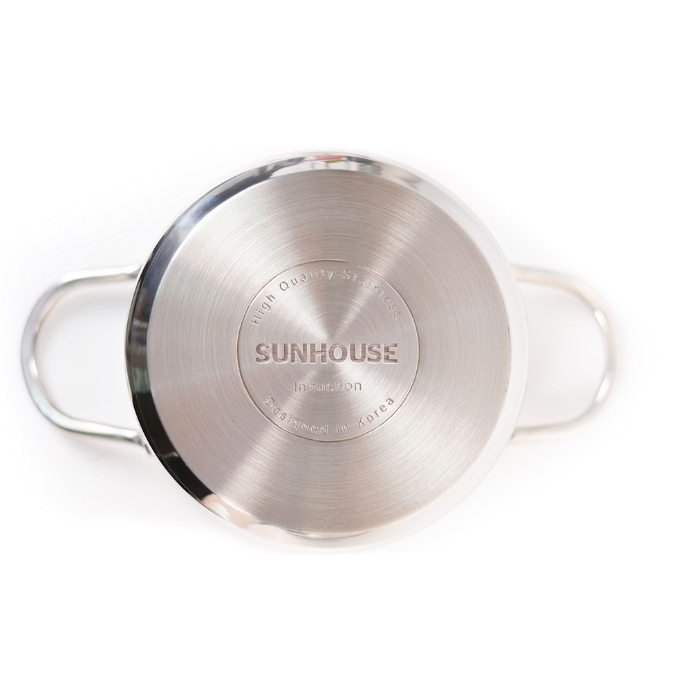 Bộ nồi Inox 5 đáy quai đũa cao cấp SUNHOUSE SH888 dùng cho mọi loại bếp