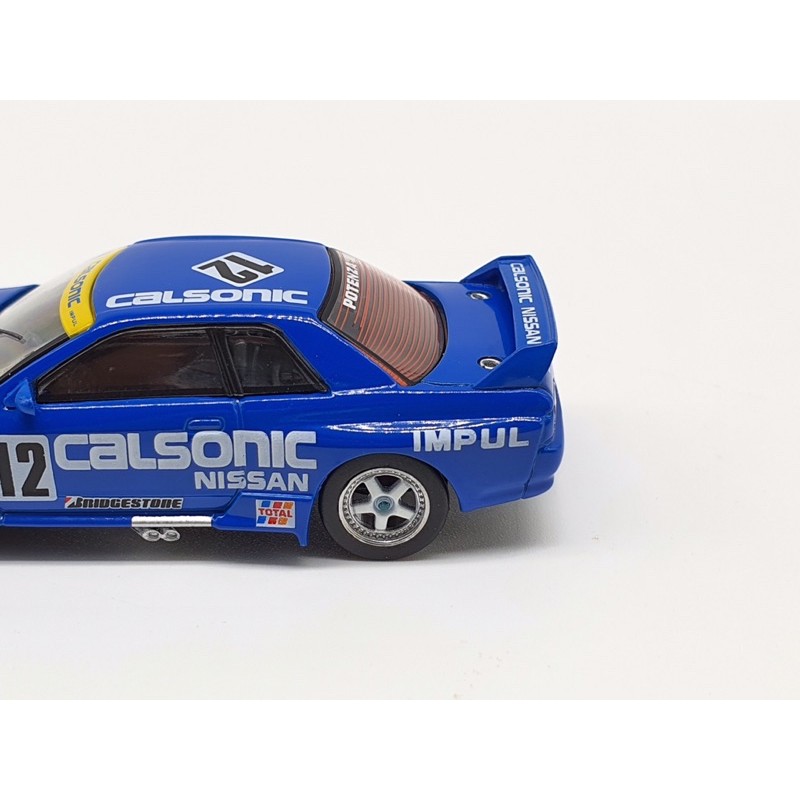 Xe Mô Hình Nissan Skyline GT-R ( R32 ) Gr.A #12 Calsonic 1993 Japan RHD 1:64 MiniGT ( Xanh Dương )