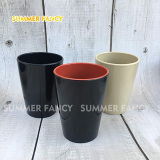 50 cái Ly cao 9.7cm ~ 260ml nhựa melamine ca cốc tách chén uống nước trà đen, xanh, vàng , kem, đỏ đen - cup mug