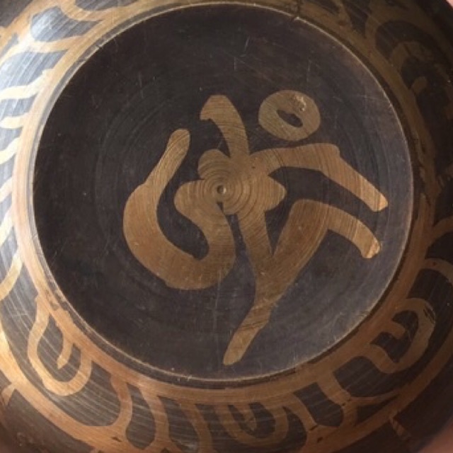 chuông quay Tây tạng 17,5cm - chuông đồng