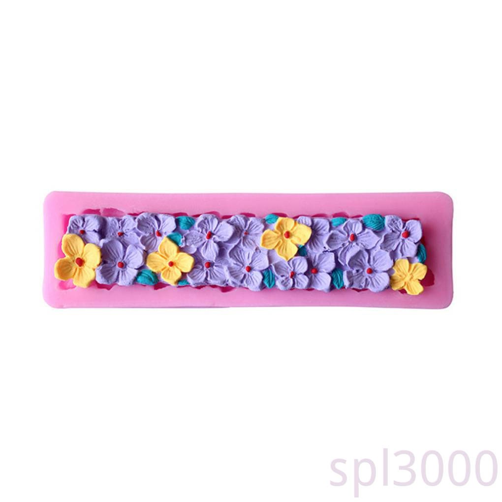 Khuôn Silicone Tự Tạo Hình Hoa Trang Trí Bánh