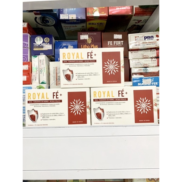Royal Fe (Sắt hữu cơ) nhập khẩu Tây Ban Nha