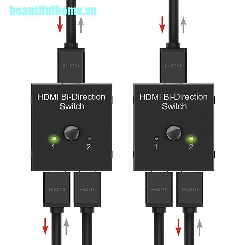 Bộ Chia Hdmi 2 Cổng 2x1 1x2 3d