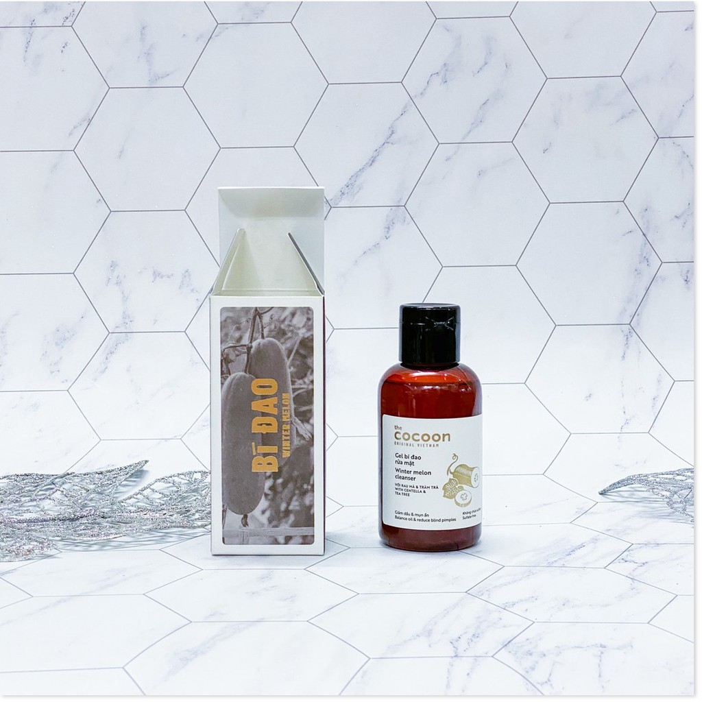 Gel rửa mặt bí đao COCOON  140ml/310ml DATE MỚI