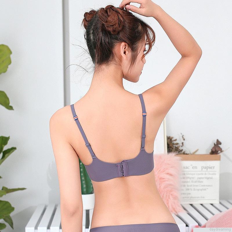 Áo ngực không đường may dây có thể điều chỉnh phong cách Hàn Quốc đơn giản