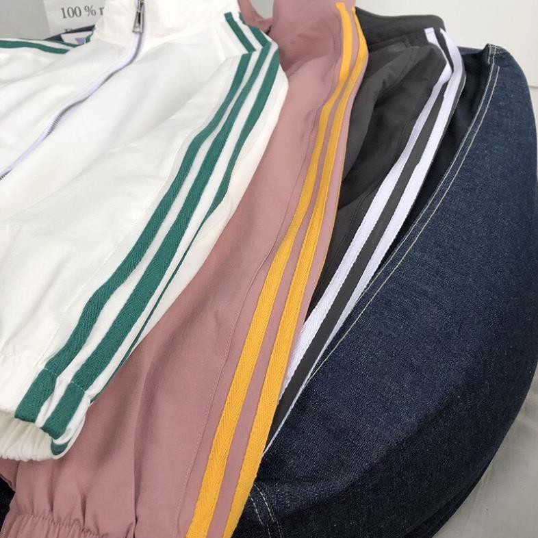 Áo gió thể thao- Áo khoác Nam Nữ 3 sọc - Áo khoác nữ thể thao cao cấp | BigBuy360 - bigbuy360.vn