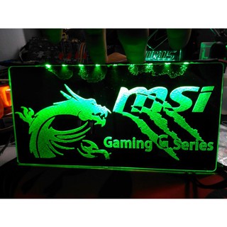 Backplate MSI GTX 1050Ti - RGB LED (khắc lazer)
