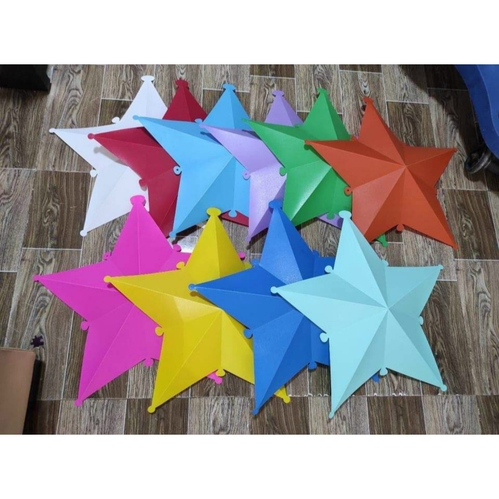 Set 5 Đèn Lồng Ngôi Sao Xuyên Sáng trang trí Nhà hàng, Quán Ăn, Cafe, Đường Phố, Lễ Hội, noen, giáng sinh