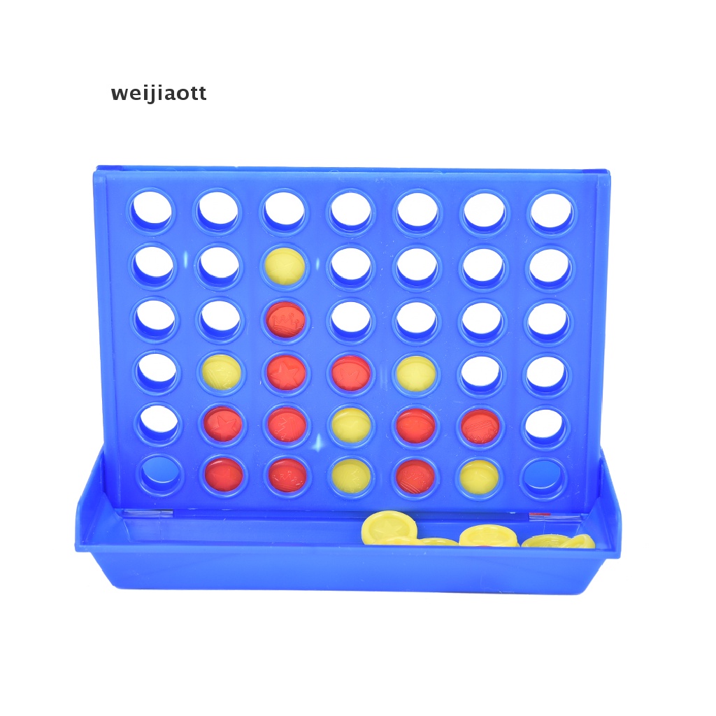 weijiaott Connect Four In A Row 4 In A Line Board Game Kids Children Fun Educational Toy WT