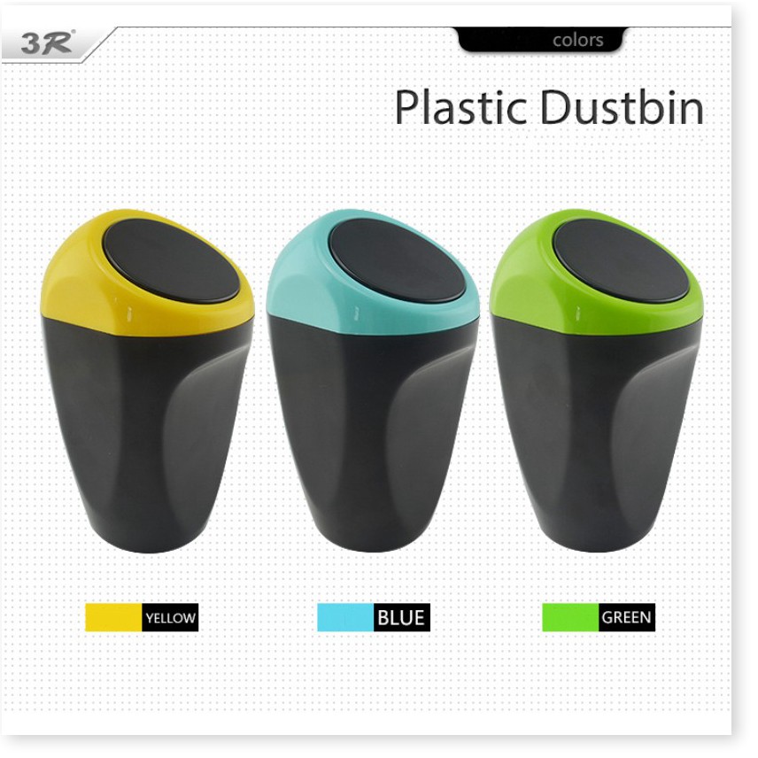 Thùng rác mini 3R Plastic Dustbin