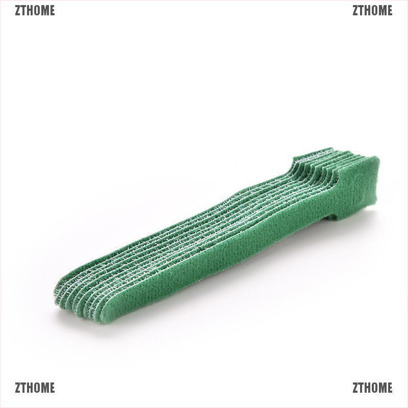 Bộ 10 dây buộc cáp nilon khóa dán thiết kế tiện lợi dễ dùng